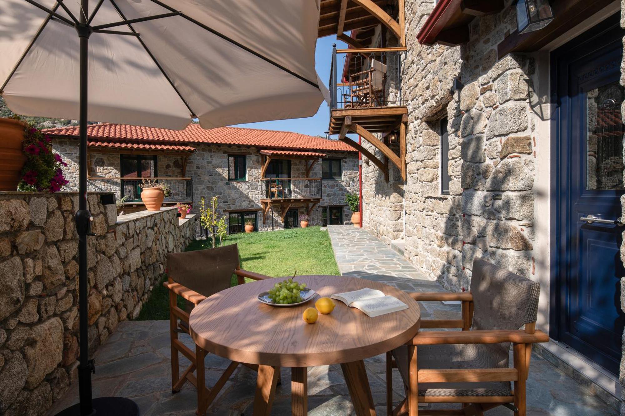 Lithos Villas Apollon Сикия Экстерьер фото