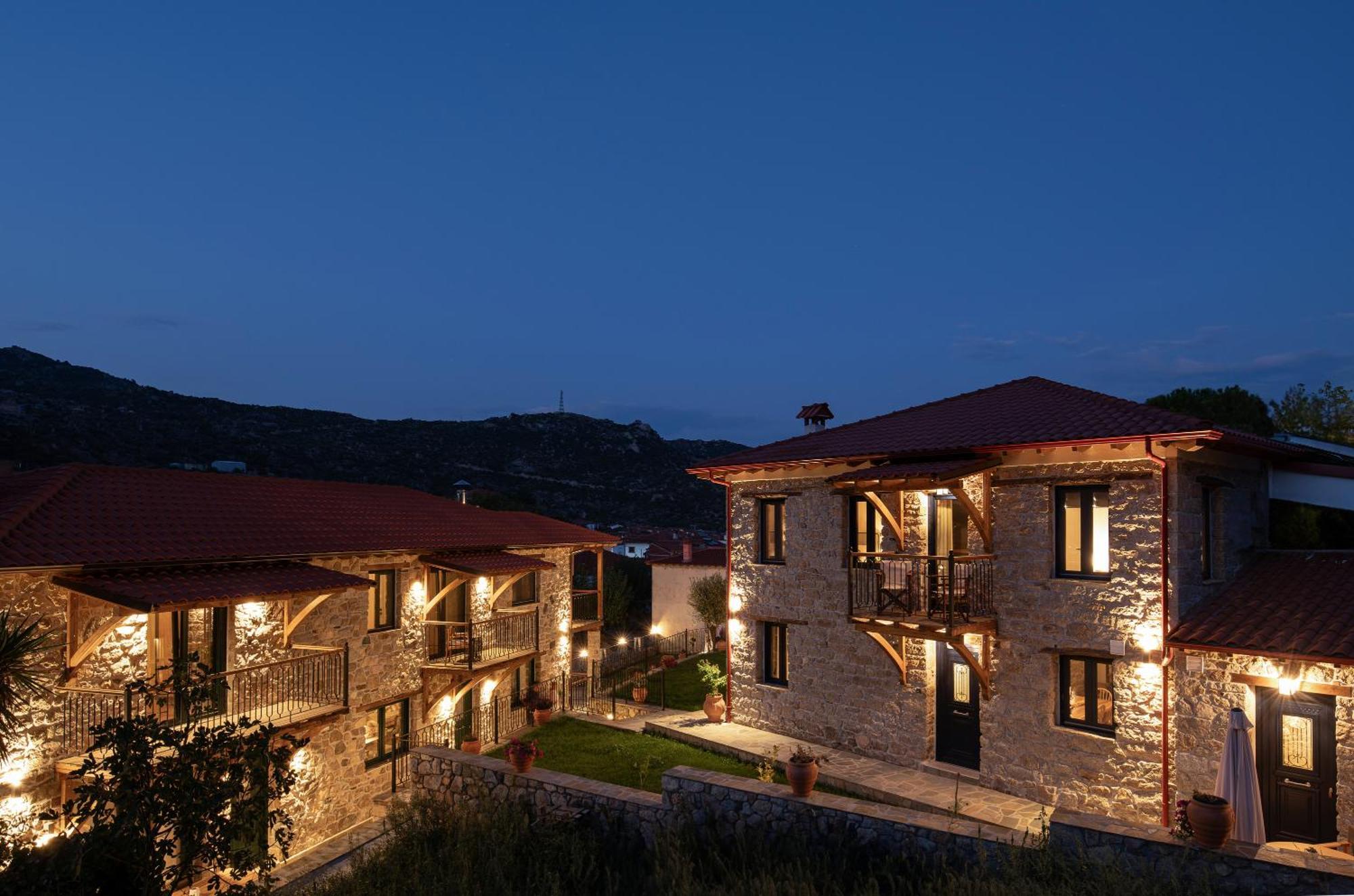 Lithos Villas Apollon Сикия Экстерьер фото