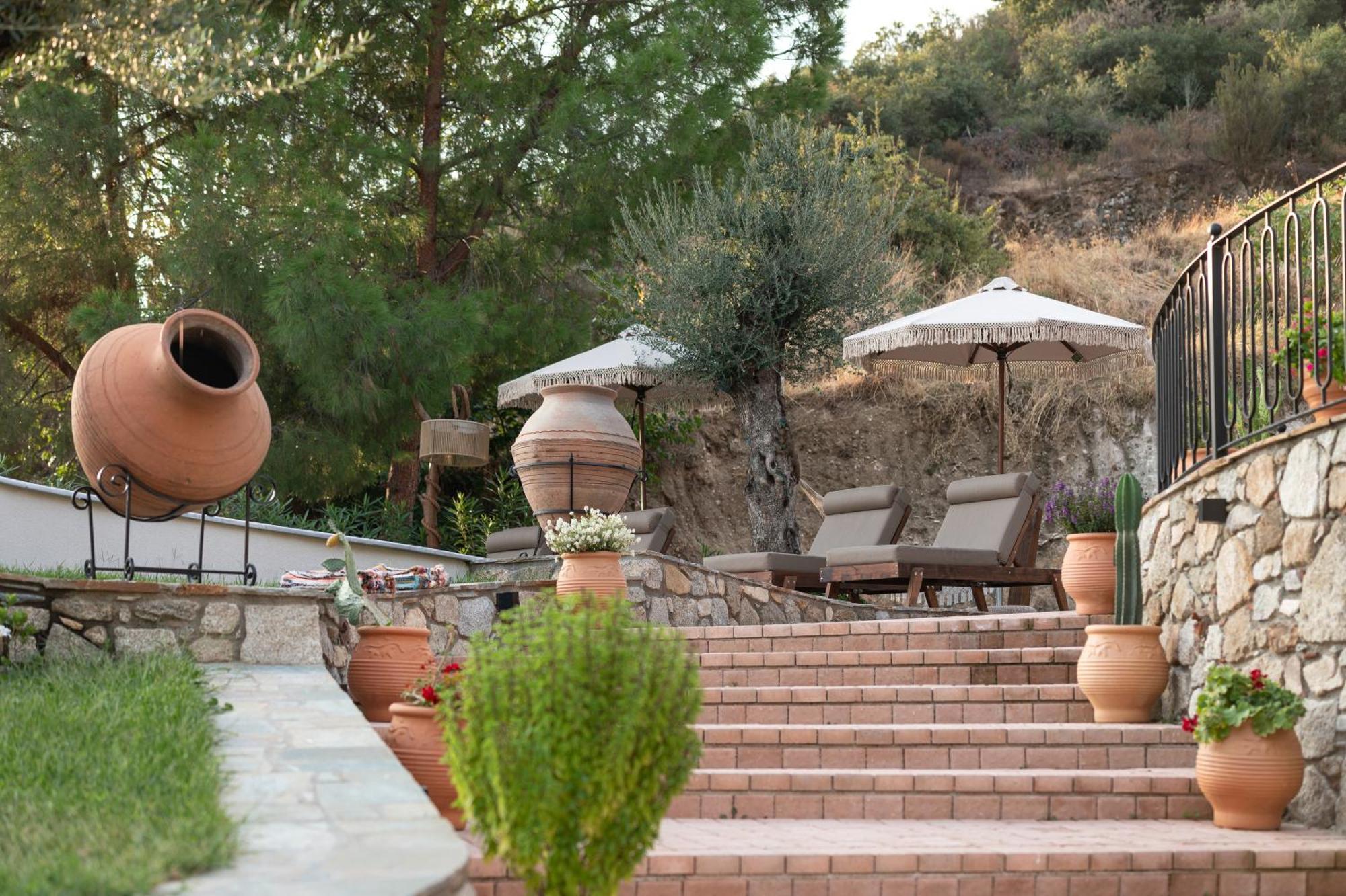 Lithos Villas Apollon Сикия Экстерьер фото