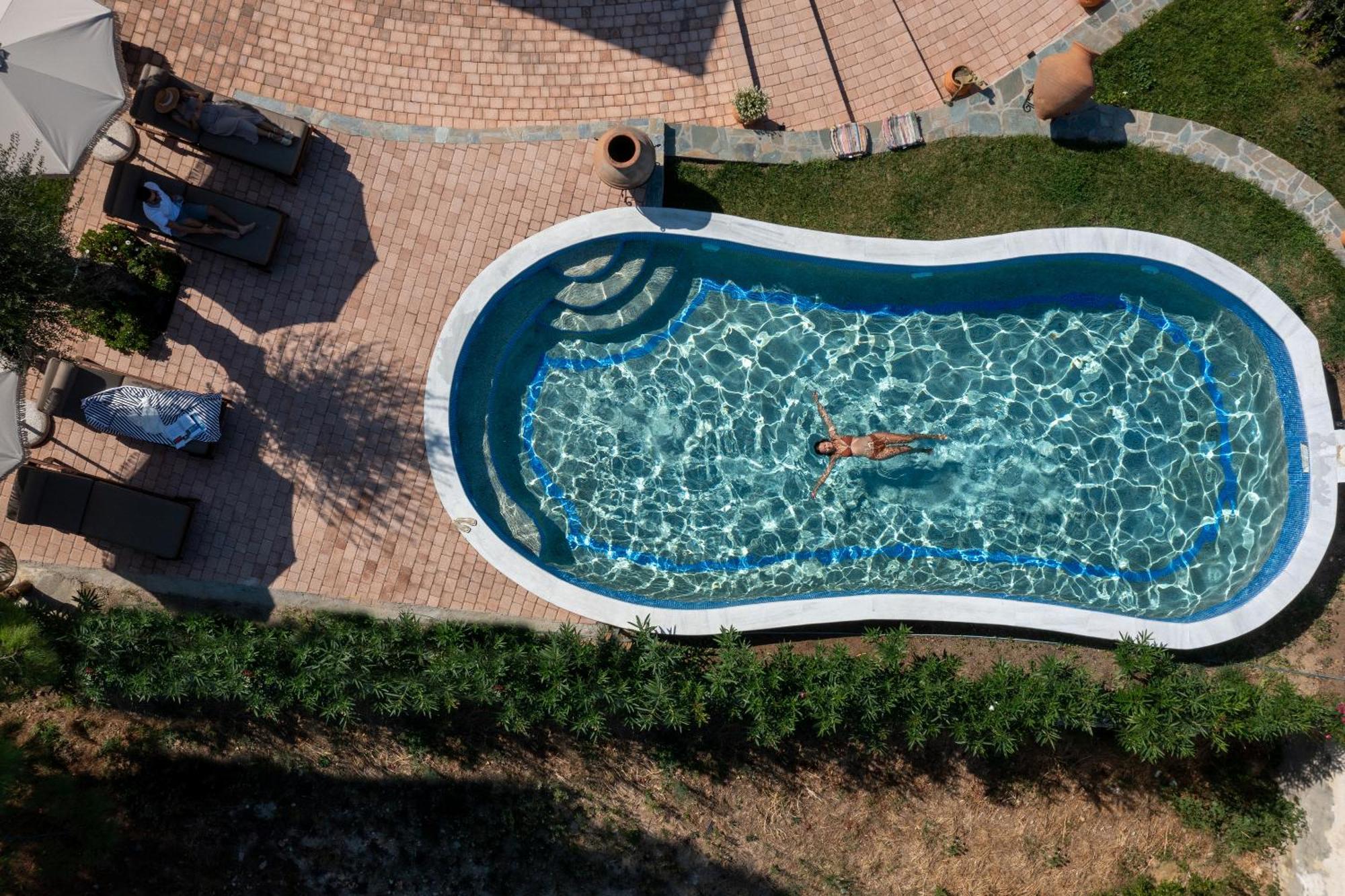 Lithos Villas Apollon Сикия Экстерьер фото