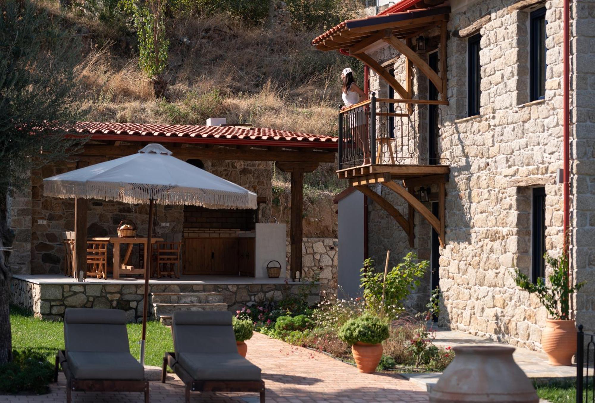Lithos Villas Apollon Сикия Экстерьер фото