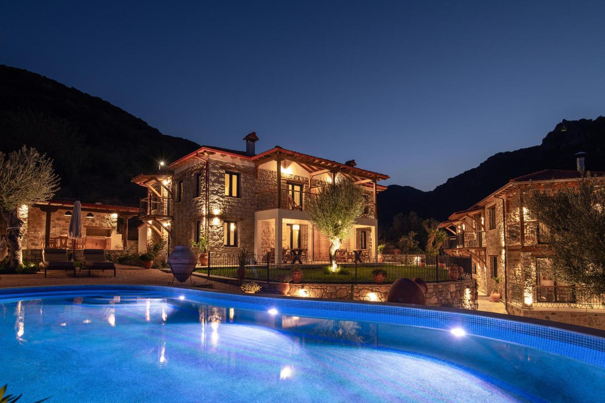 Lithos Villas Apollon Сикия Экстерьер фото