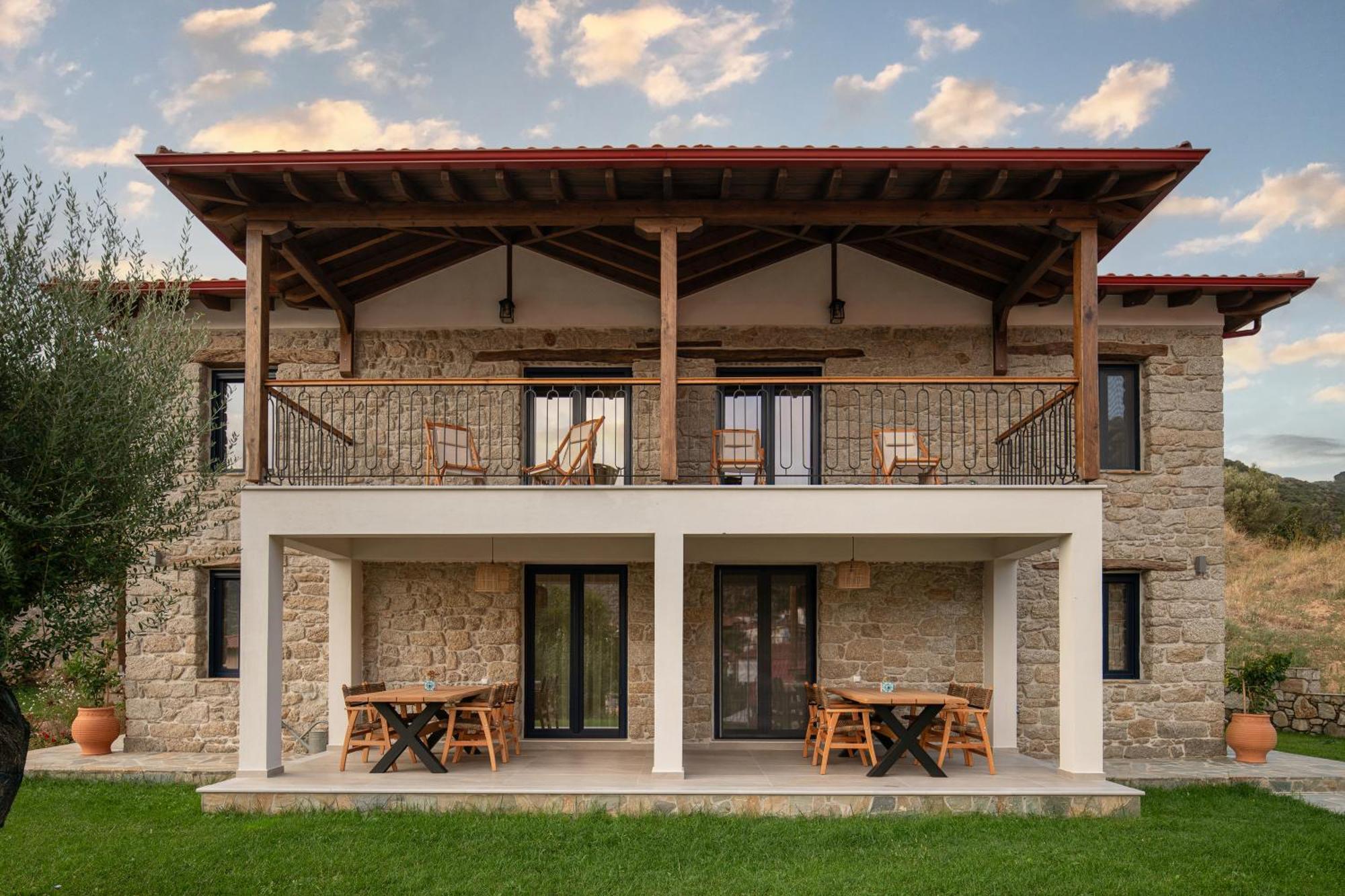 Lithos Villas Apollon Сикия Экстерьер фото
